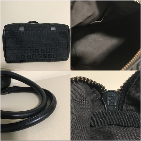 🔴SOLD🔴 Fendi Zucchino Boston bag - Picture 7 of 8